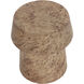 Brie 20 X 18.5 inch Burl Look Outdoor End Table